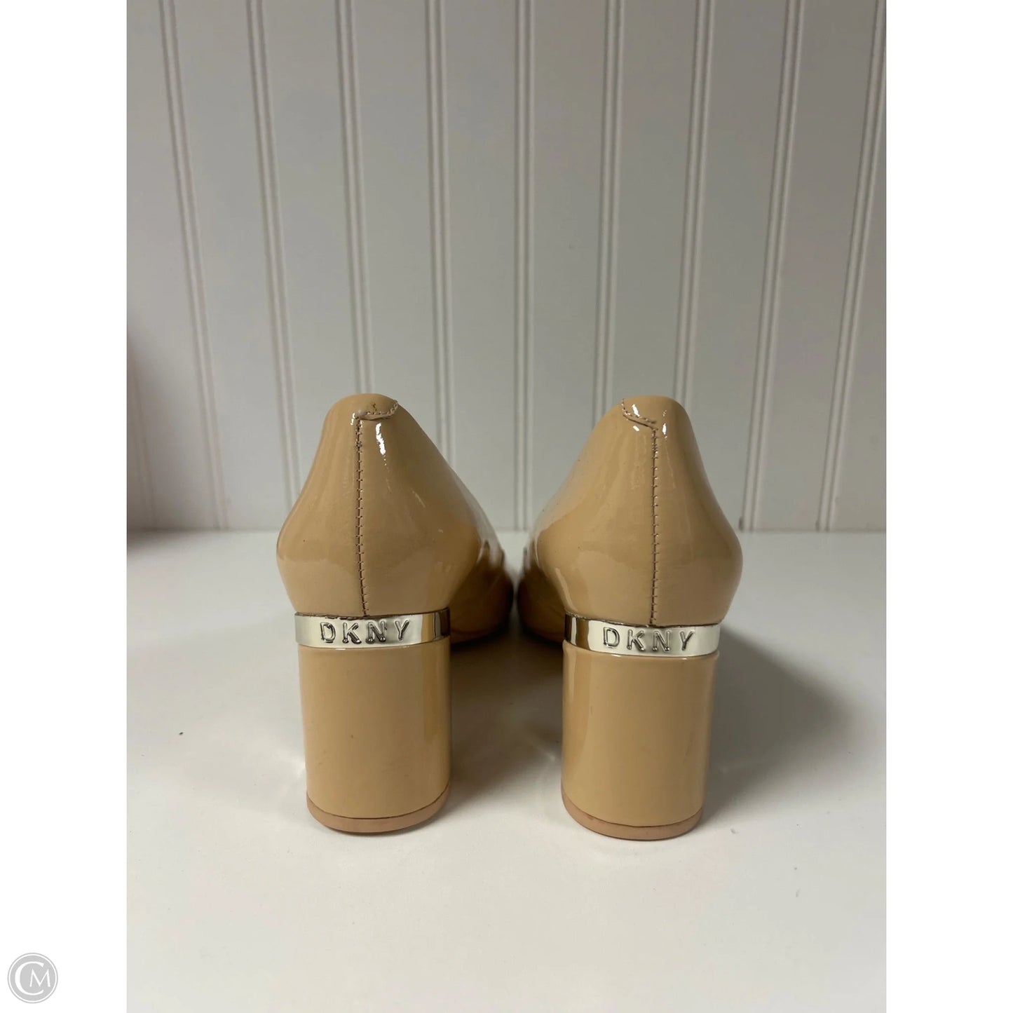 Shoes Heels Block By Dkny In Beige, Size: 7.5