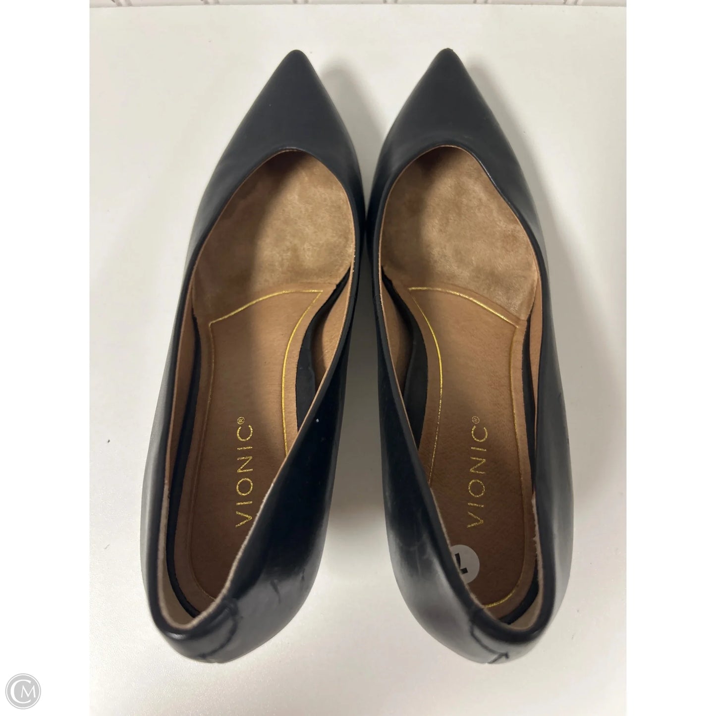 Shoes Heels Kitten By Vionic In Black, Size: 7