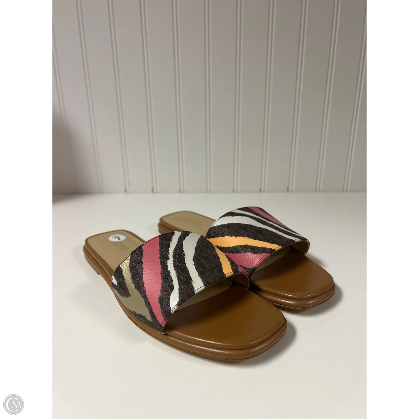Sandals Designer By Michael Kors In Tan, Size: 7