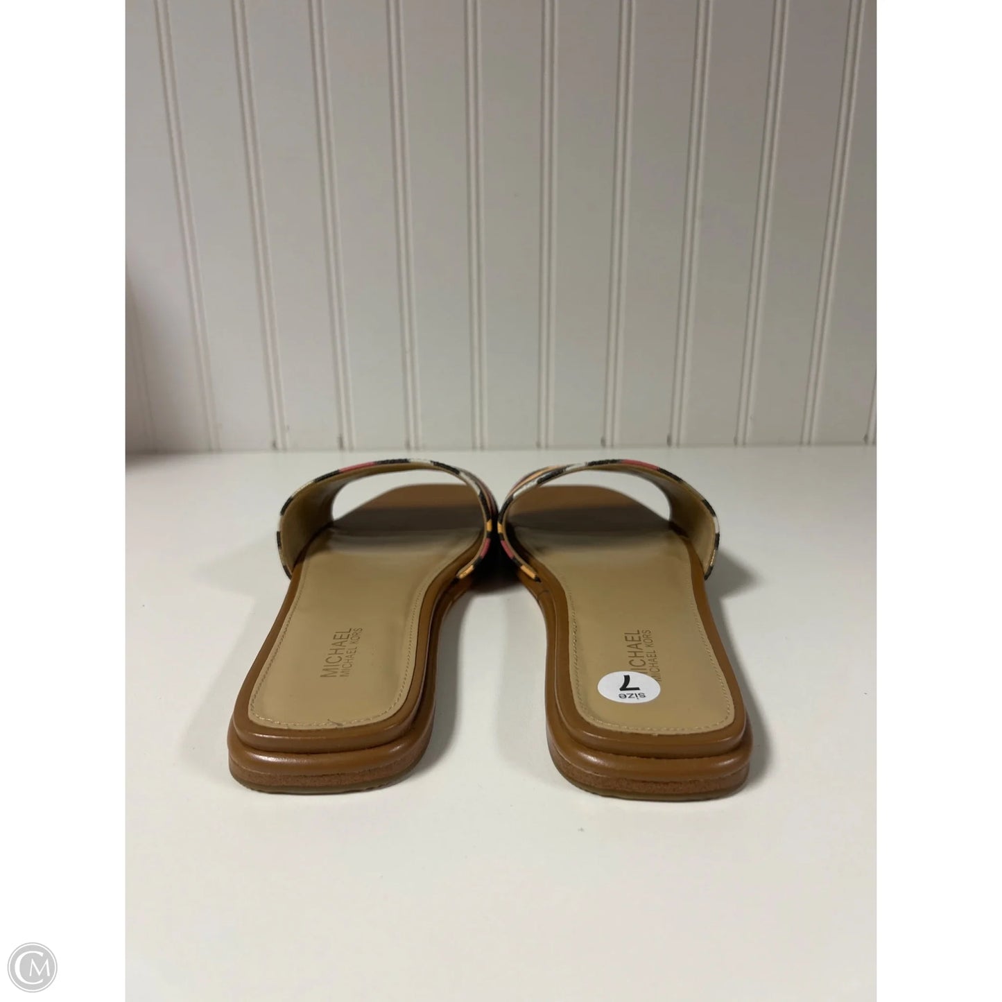 Sandals Designer By Michael Kors In Tan, Size: 7