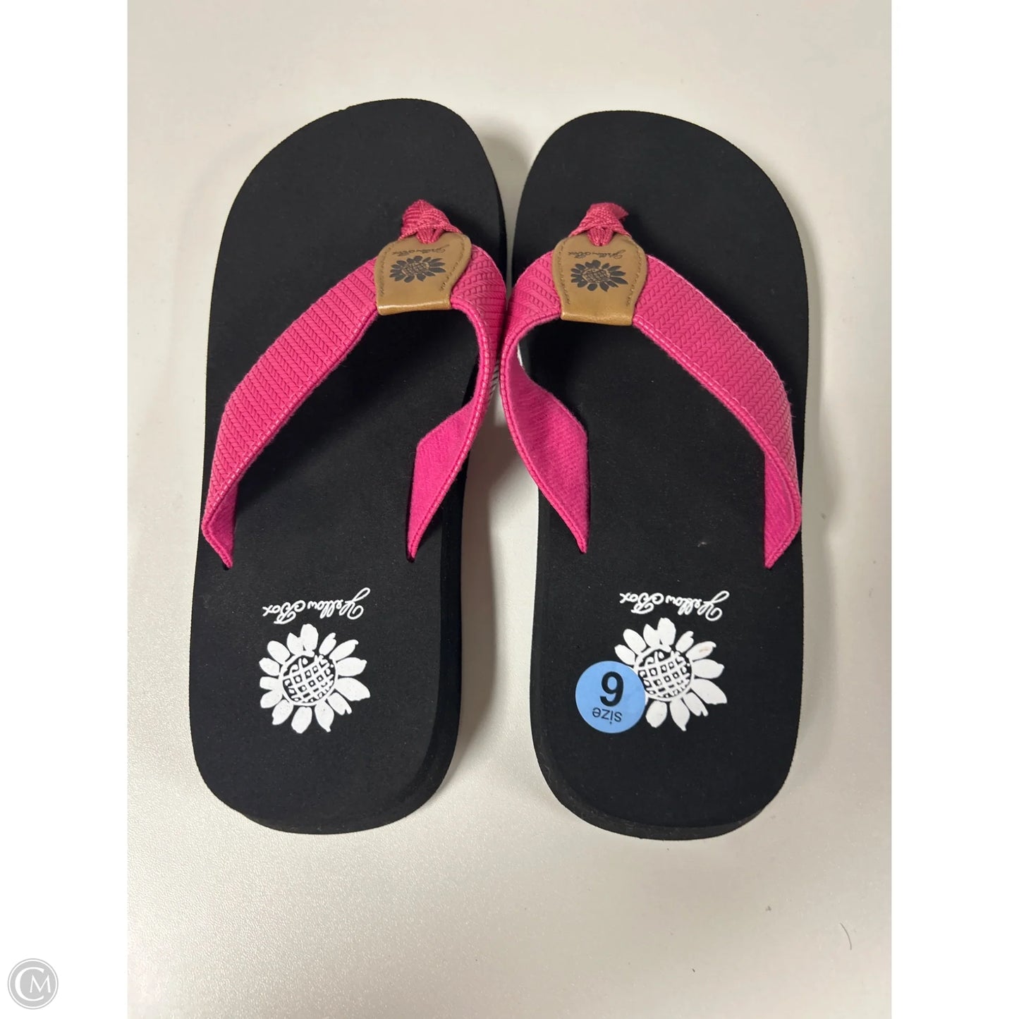 Sandals Flip Flops By Yellow Box In Pink, Size: 6