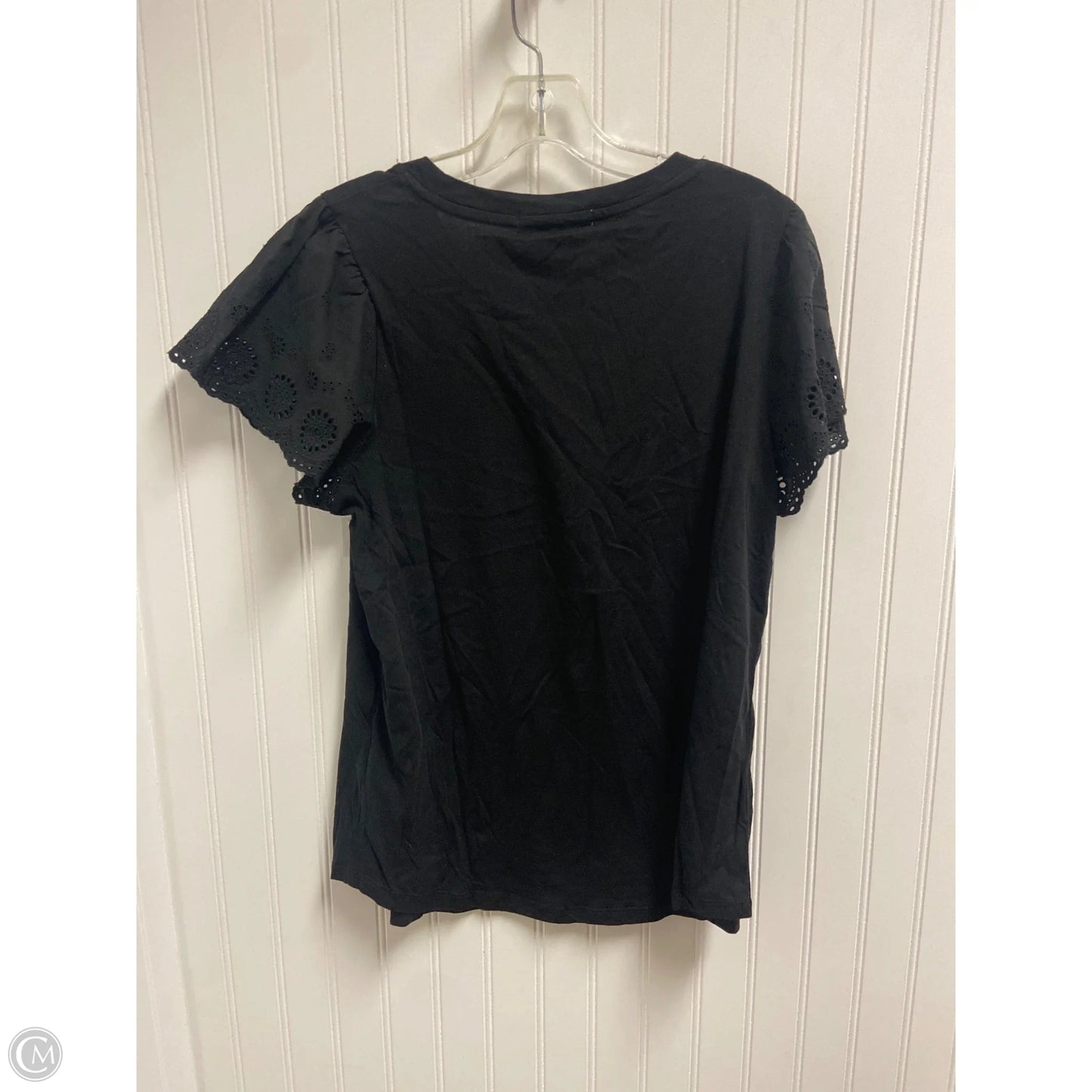Top Short Sleeve Basic By C And C In Black, Size: M