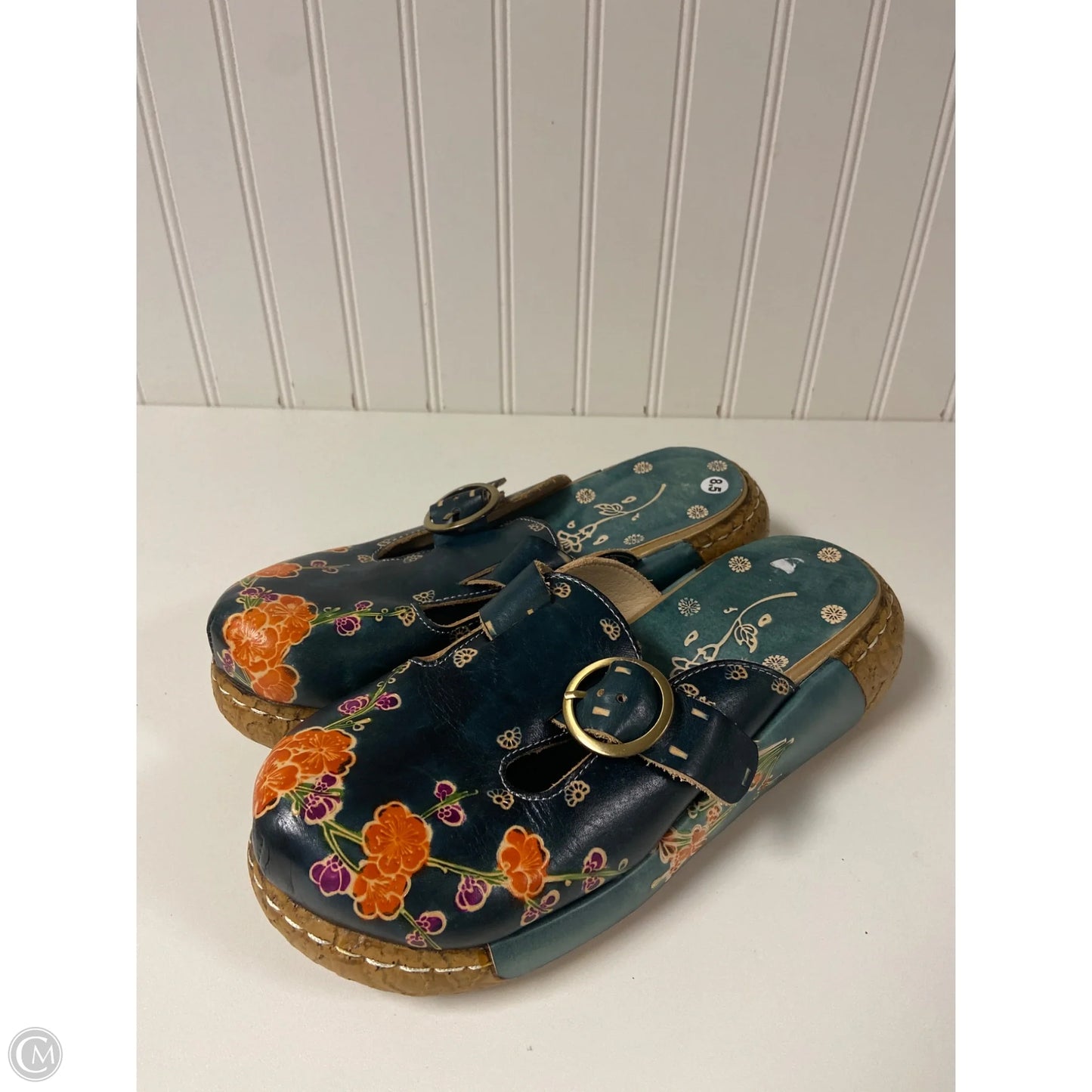 Shoes Flats By Cmf In Floral Print, Size: 8.5