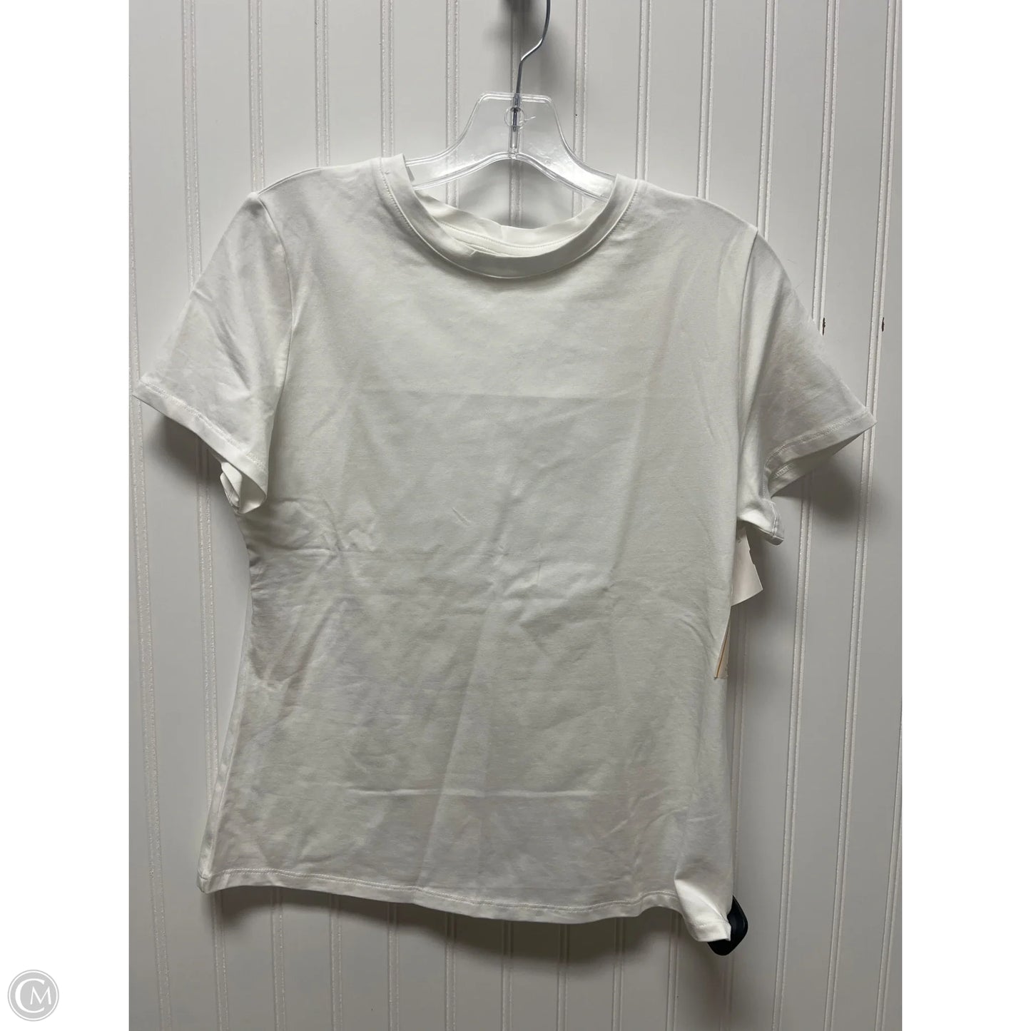 Top Short Sleeve Basic By A New Day In White, Size: S