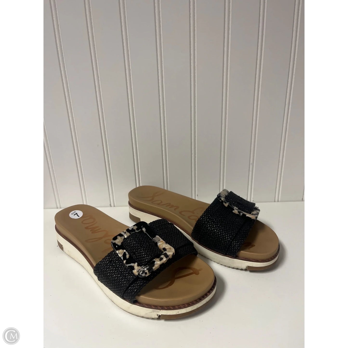 Sandals Flats By Sam Edelman In Black, Size: 7