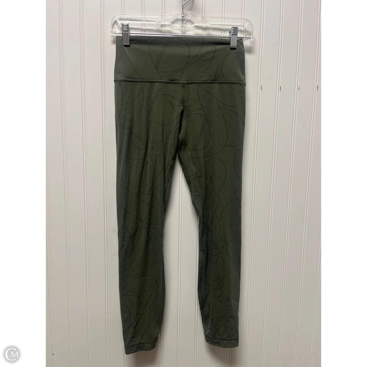 Athletic Leggings By Lululemon In Green, Size: S