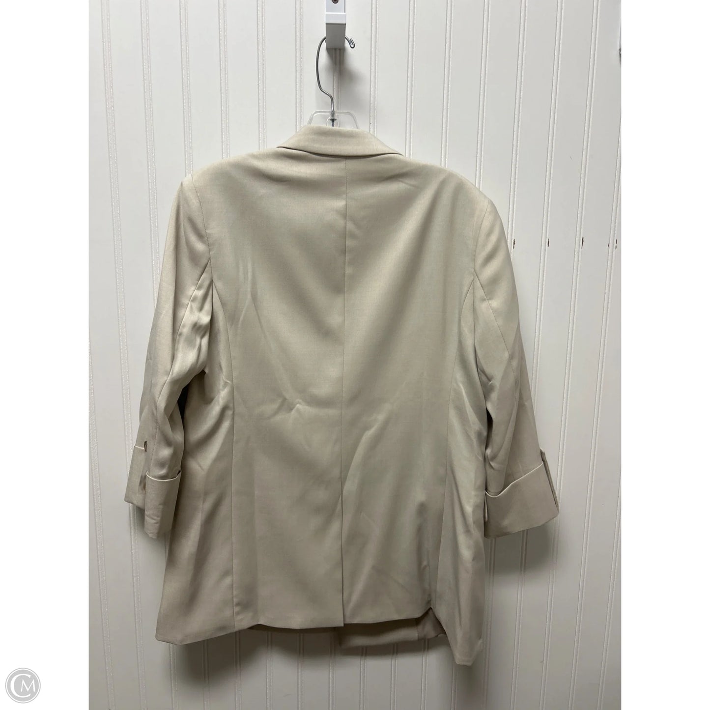 Blazer By Clothes Mentor In Beige, Size: M