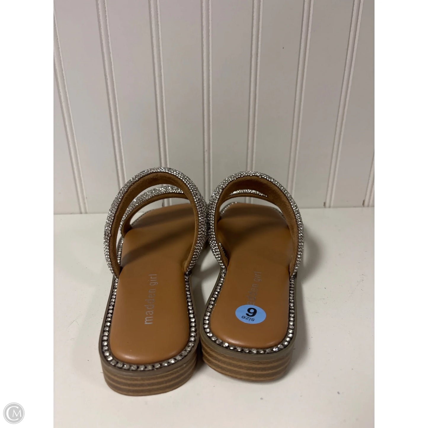 Sandals Flats By Madden Girl In Tan, Size: 6