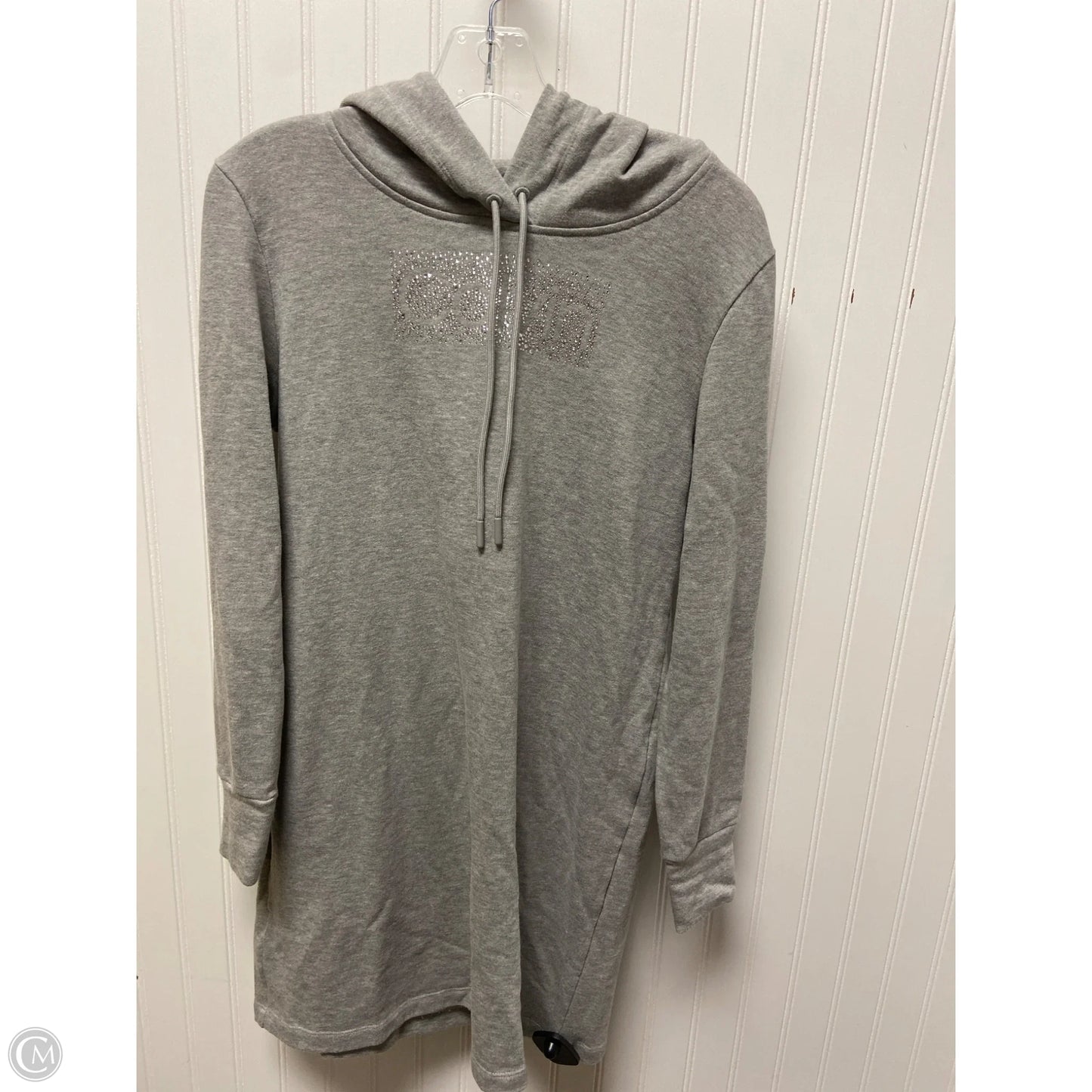 Dress Casual Short By Calvin Klein In Grey, Size: L