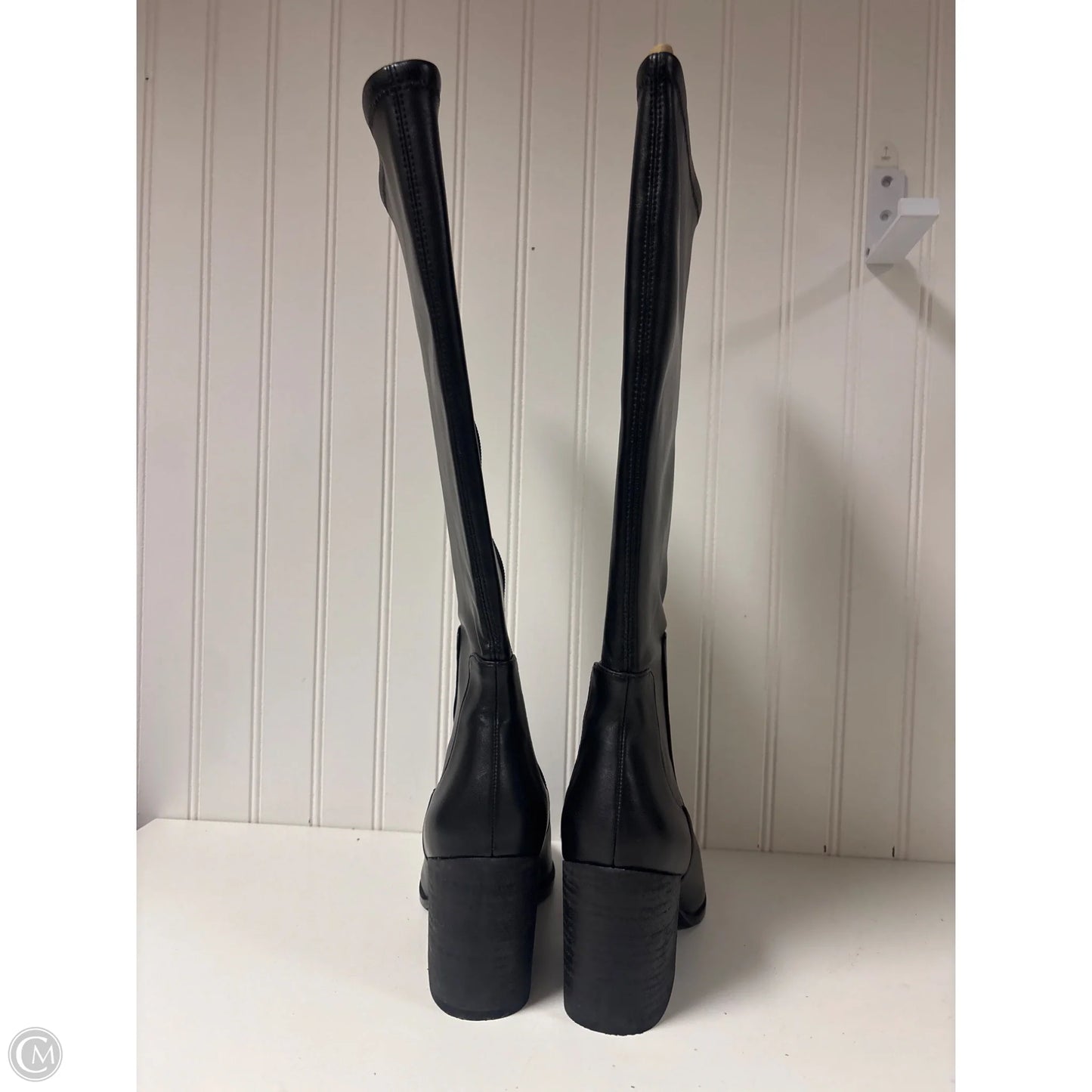 Boots Knee Heels By Vionic In Black, Size: 7.5