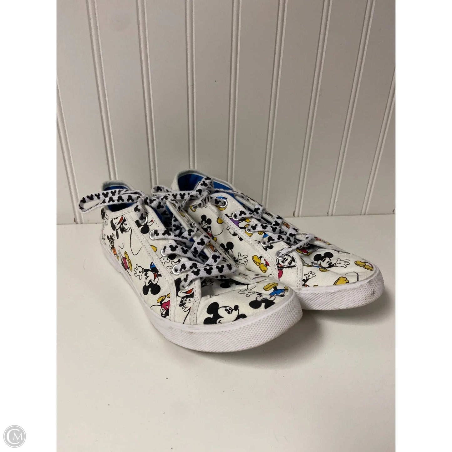 Shoes Sneakers By Disney Store In White, Size: 10