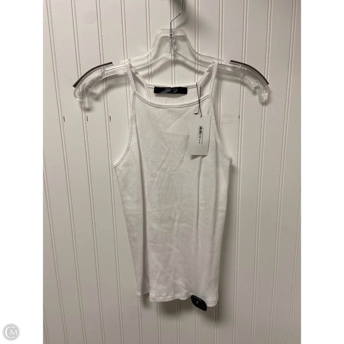 Top Sleeveless Basic By Clothes Mentor In White, Size: M