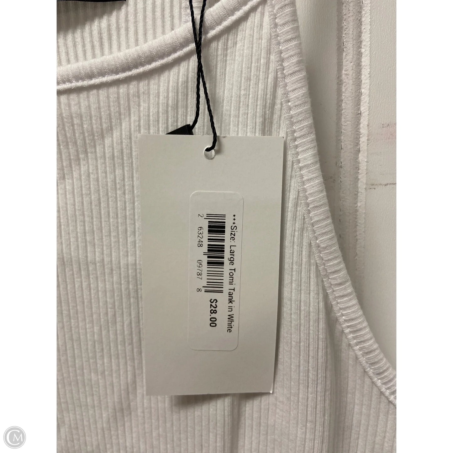 Top Sleeveless Basic By Clothes Mentor In White, Size: M