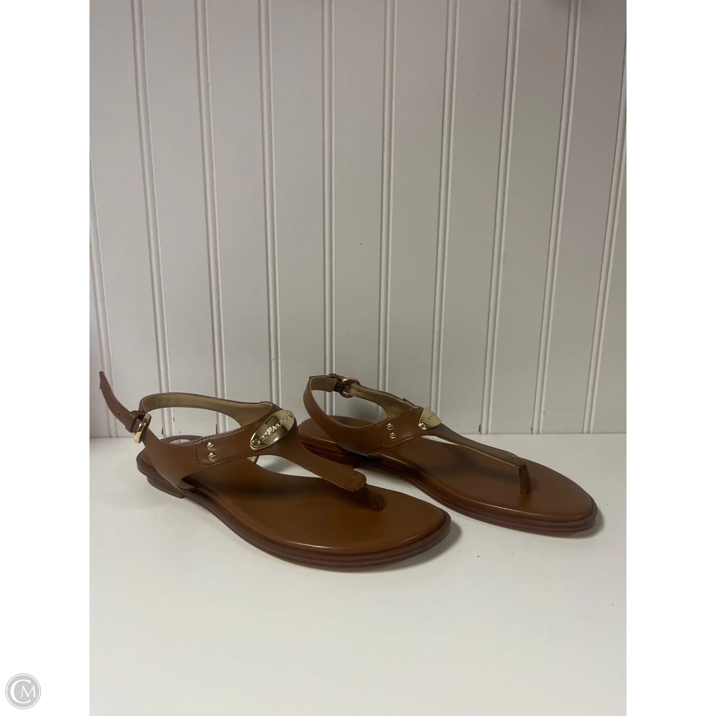Sandals Designer By Michael Kors In Tan, Size: 7.5