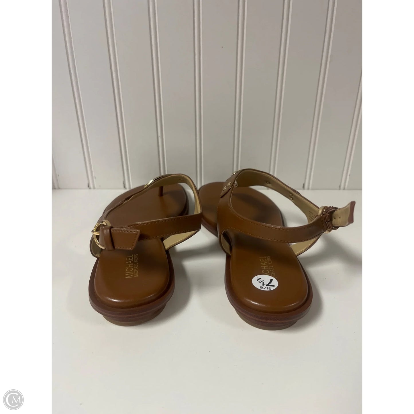 Sandals Designer By Michael Kors In Tan, Size: 7.5
