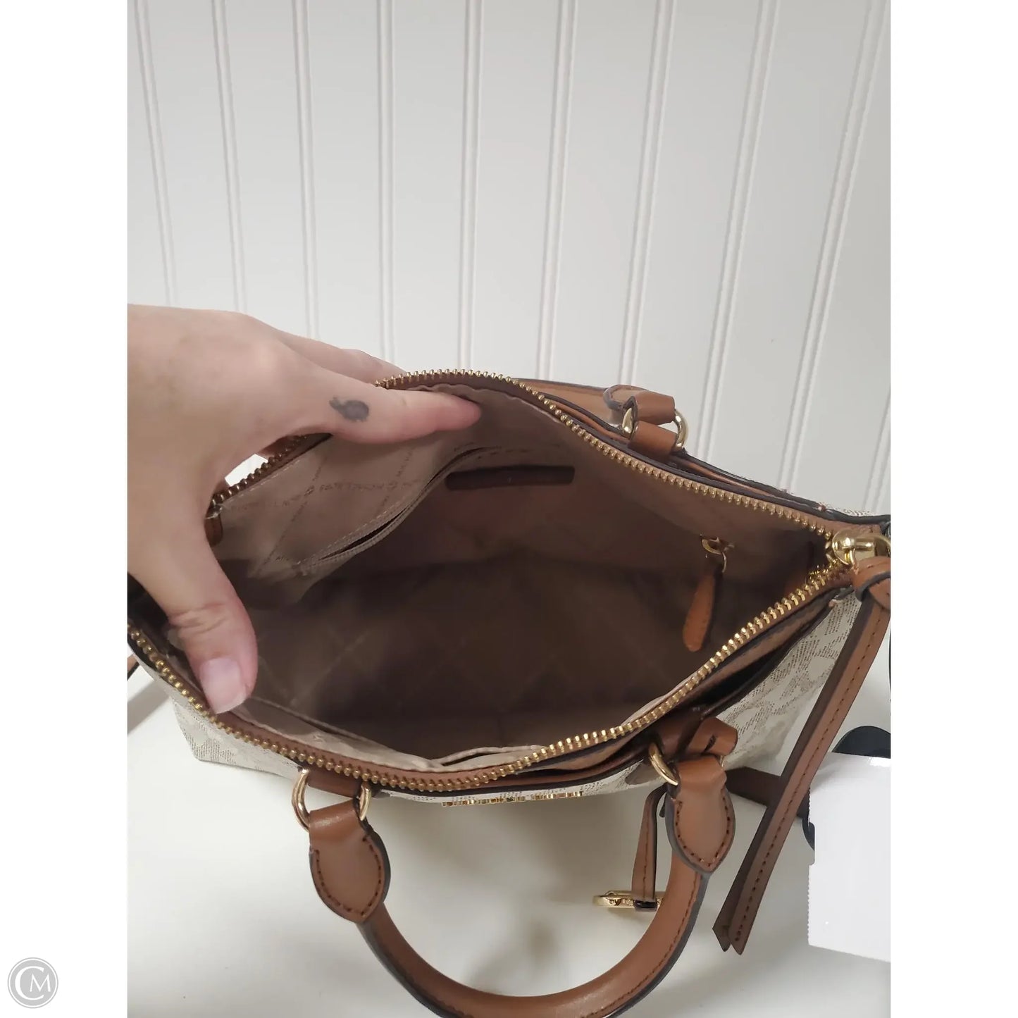 Crossbody Designer By Michael Kors, Size: Medium