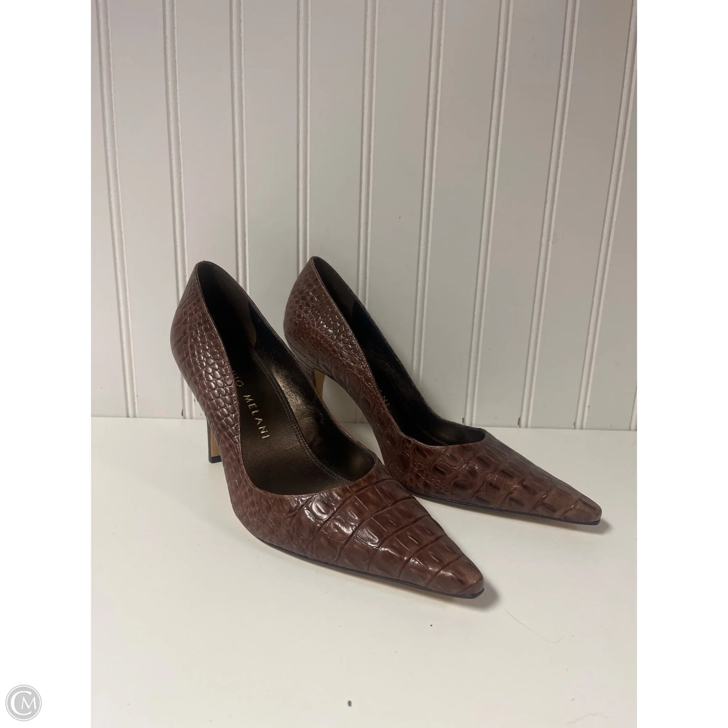 Shoes Heels Stiletto By Gianni Bini In Brown, Size: 8