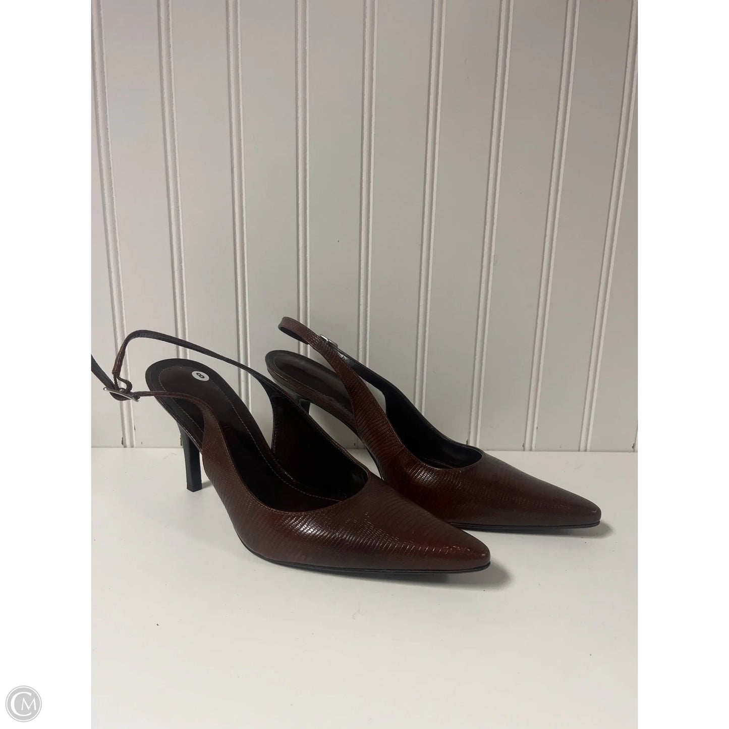 Shoes Heels Stiletto By Gianni Bini In Brown, Size: 8