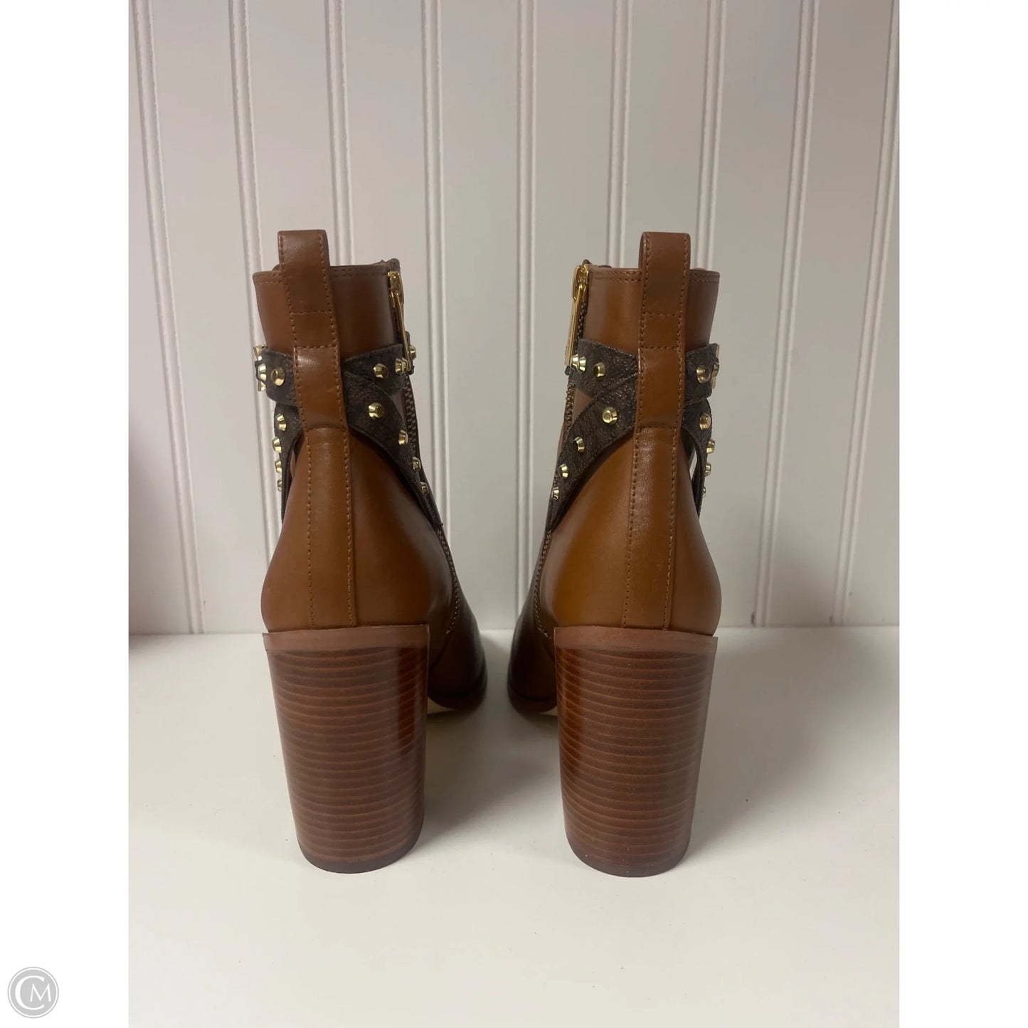 Boots Designer By Michael Kors In Tan, Size: 7