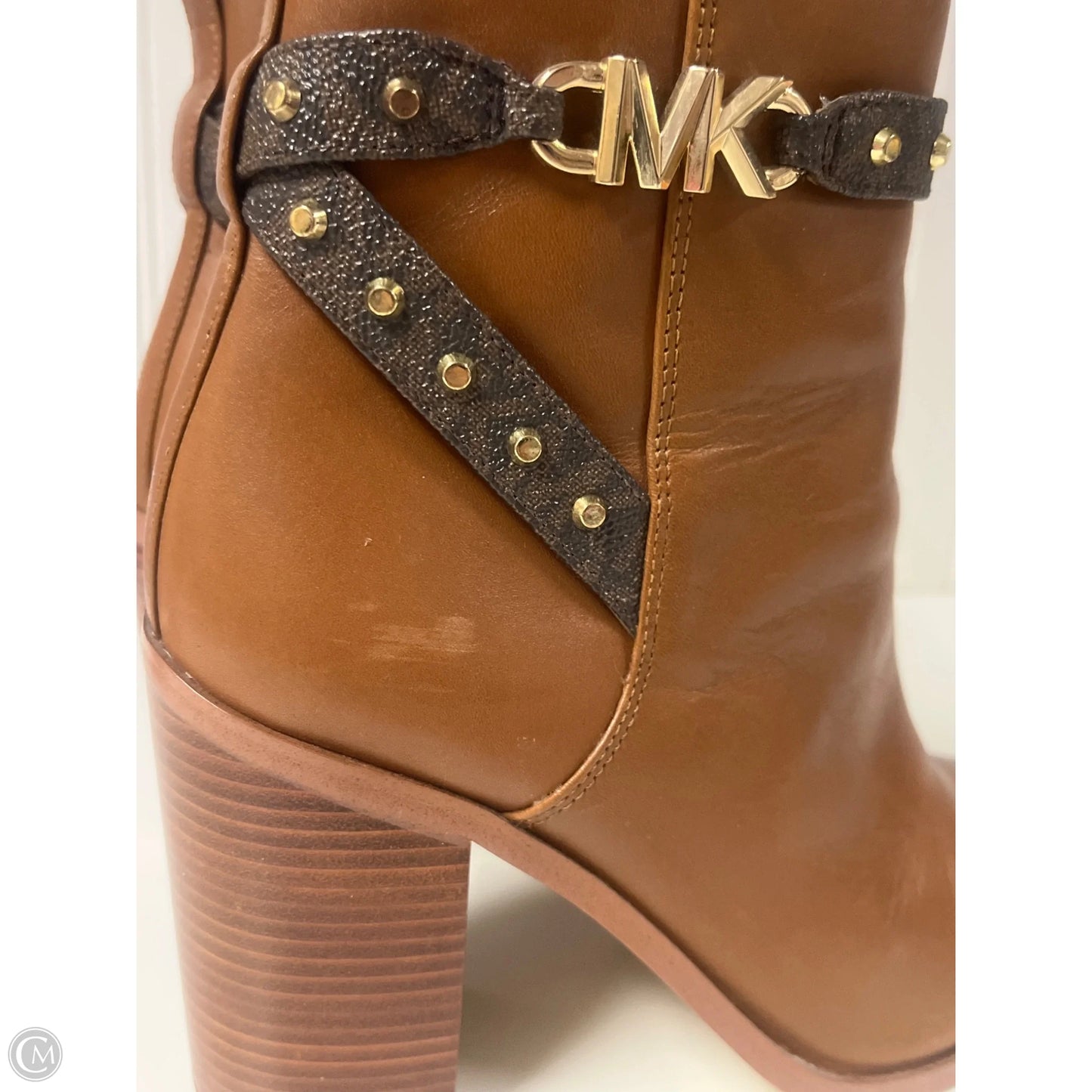 Boots Designer By Michael Kors In Tan, Size: 7