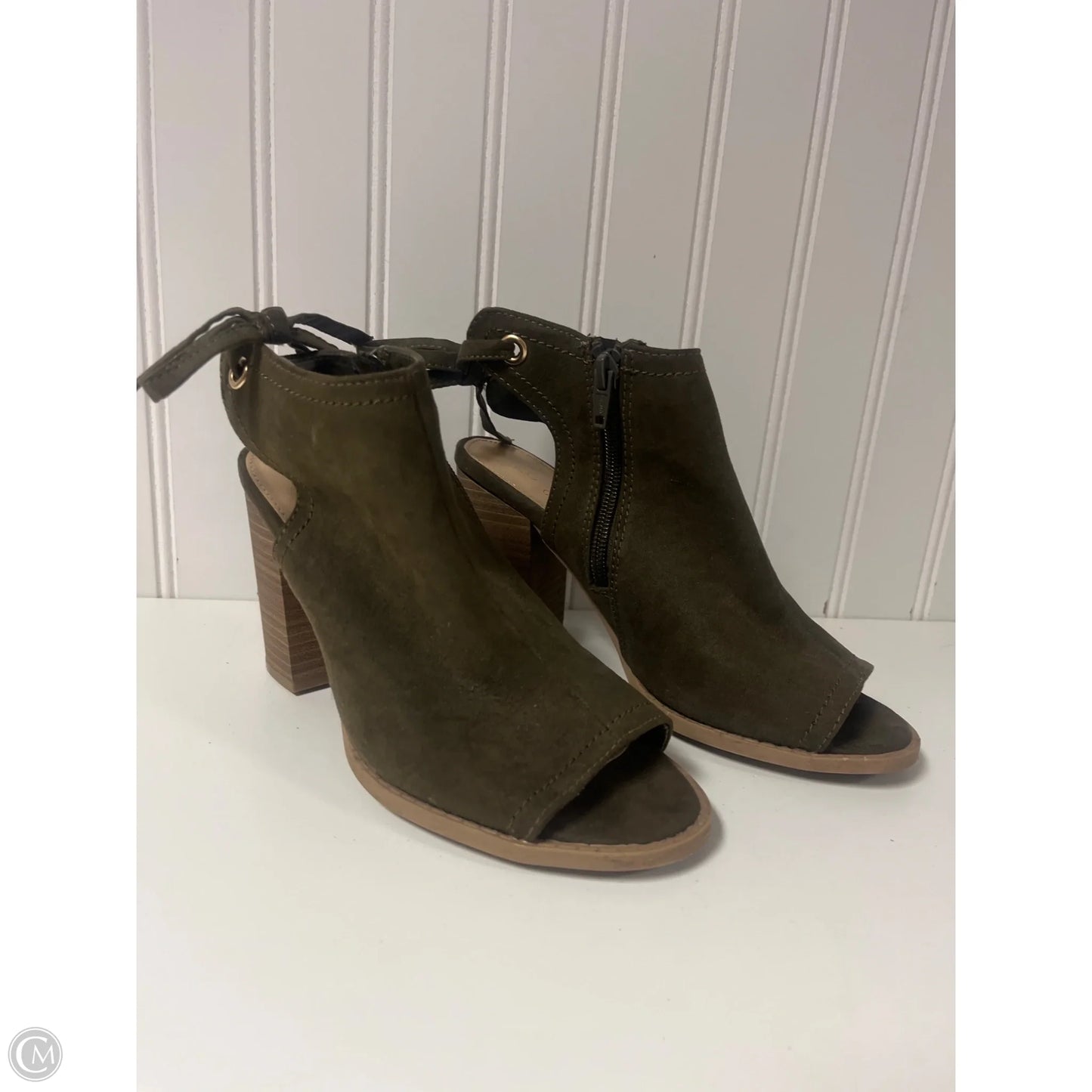 Shoes Heels Block By Lc Lauren Conrad In Green, Size: 6