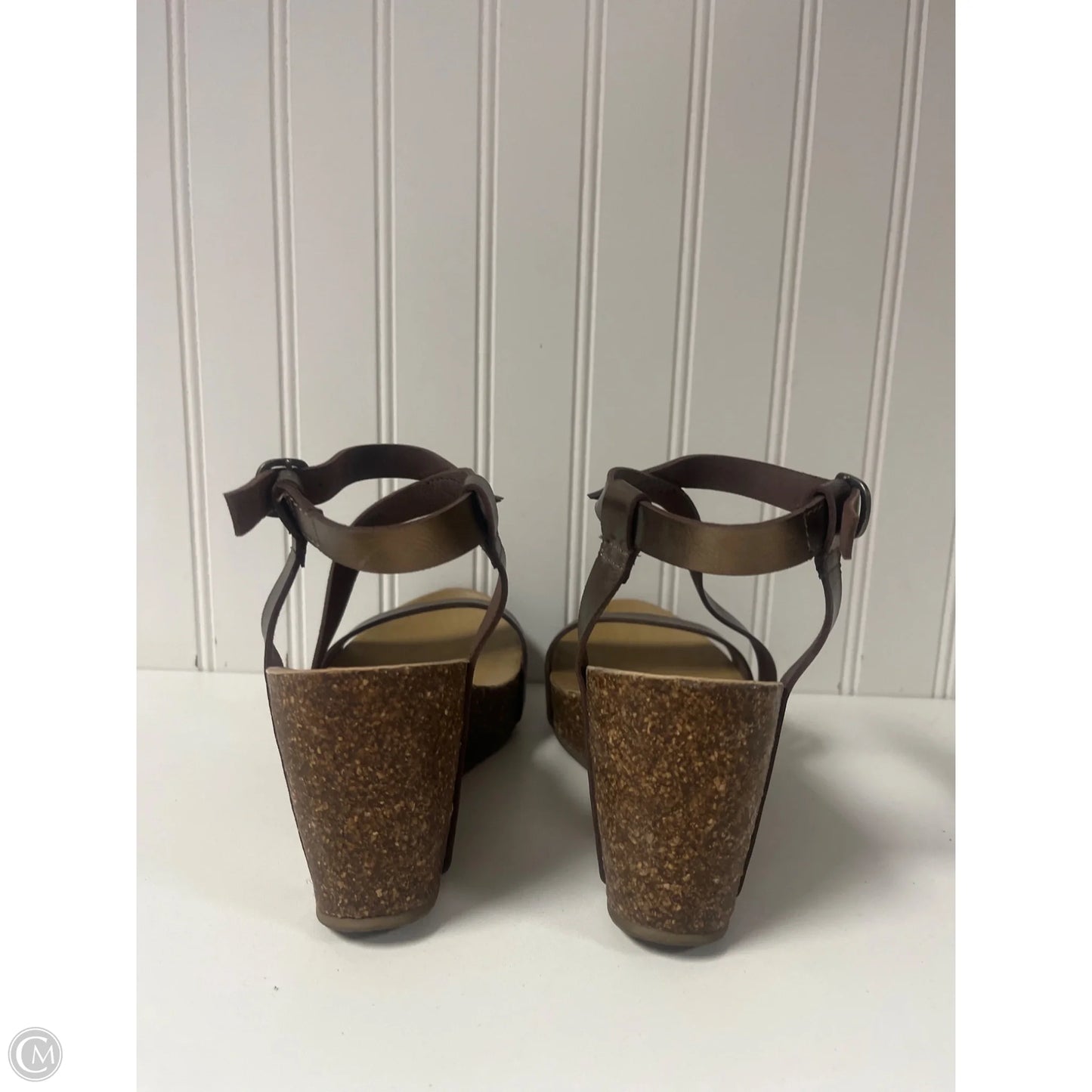 Sandals Heels Wedge By Blowfish In Copper, Size: 6.5