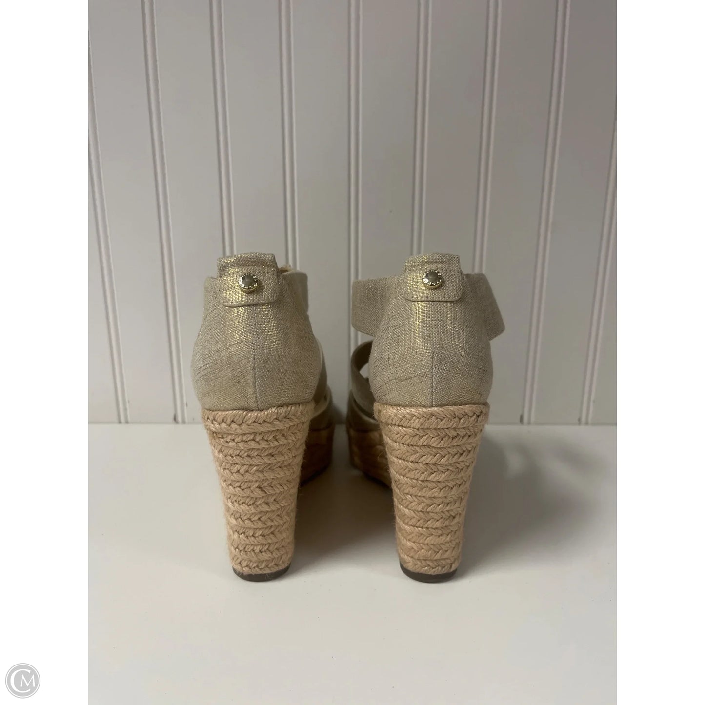 Shoes Heels Wedge By Michael By Michael Kors In Beige, Size: 6.5