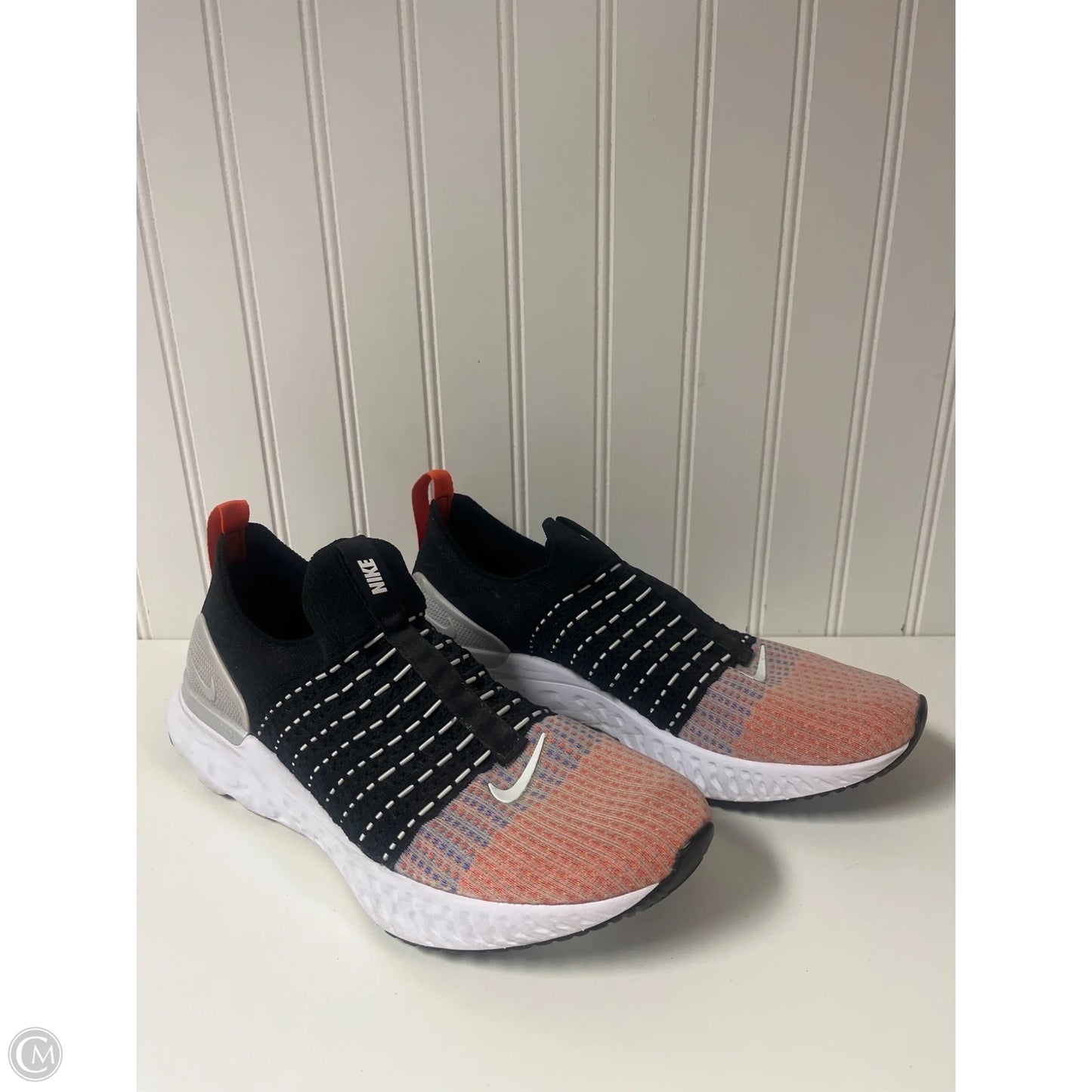 Shoes Athletic By Nike In Black & Orange, Size: 10