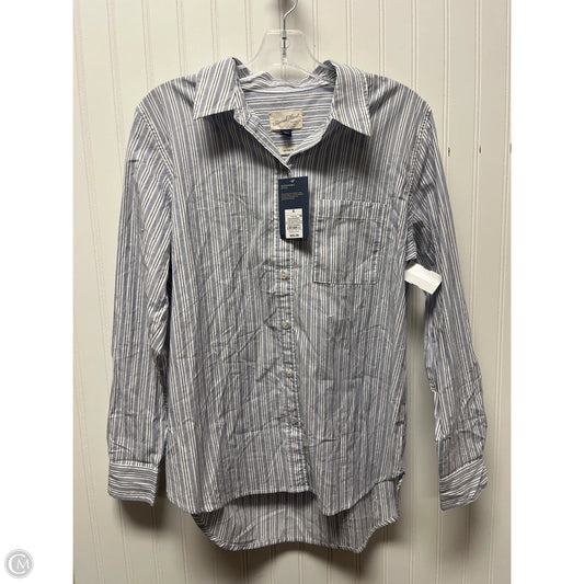 Top Long Sleeve By Universal Thread In Striped Pattern, Size: S