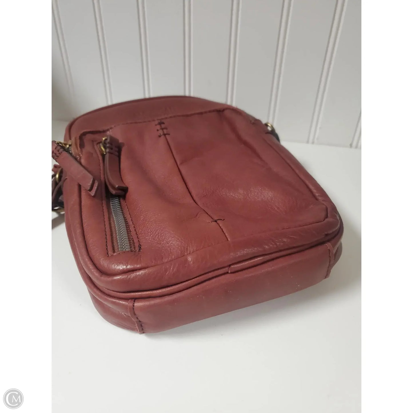 Crossbody Leather By Cmc, Size: Small
