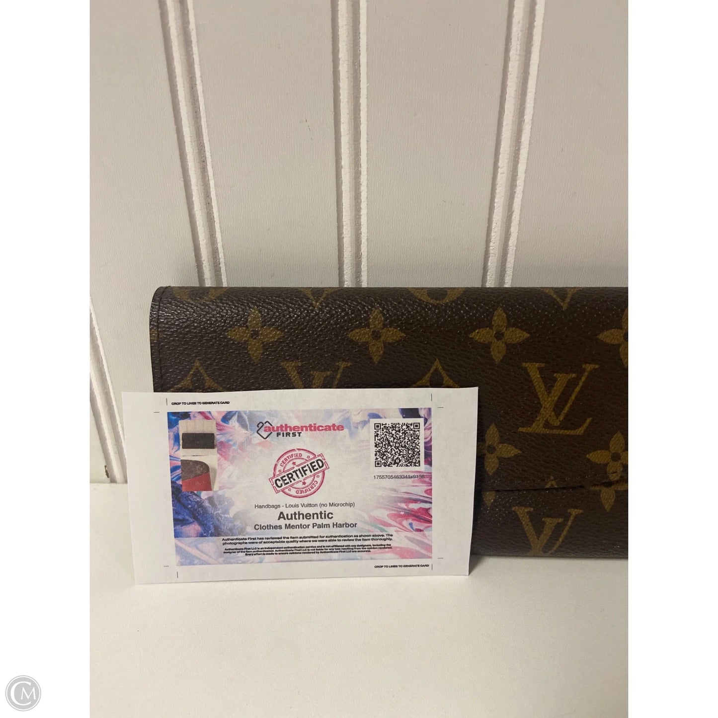 Wallet Luxury Designer By Louis Vuitton, Size: Large