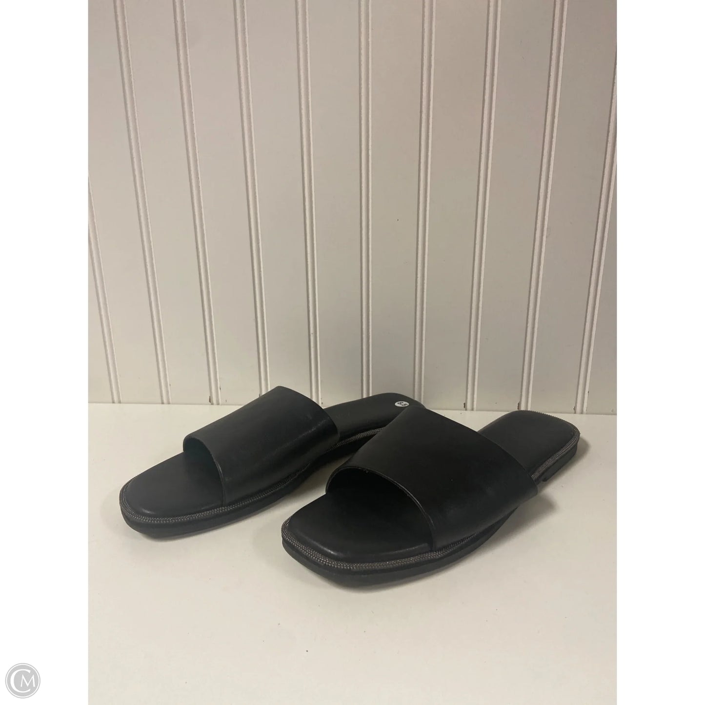 Sandals Flats By Rachel Zoe In Black, Size: 8.5