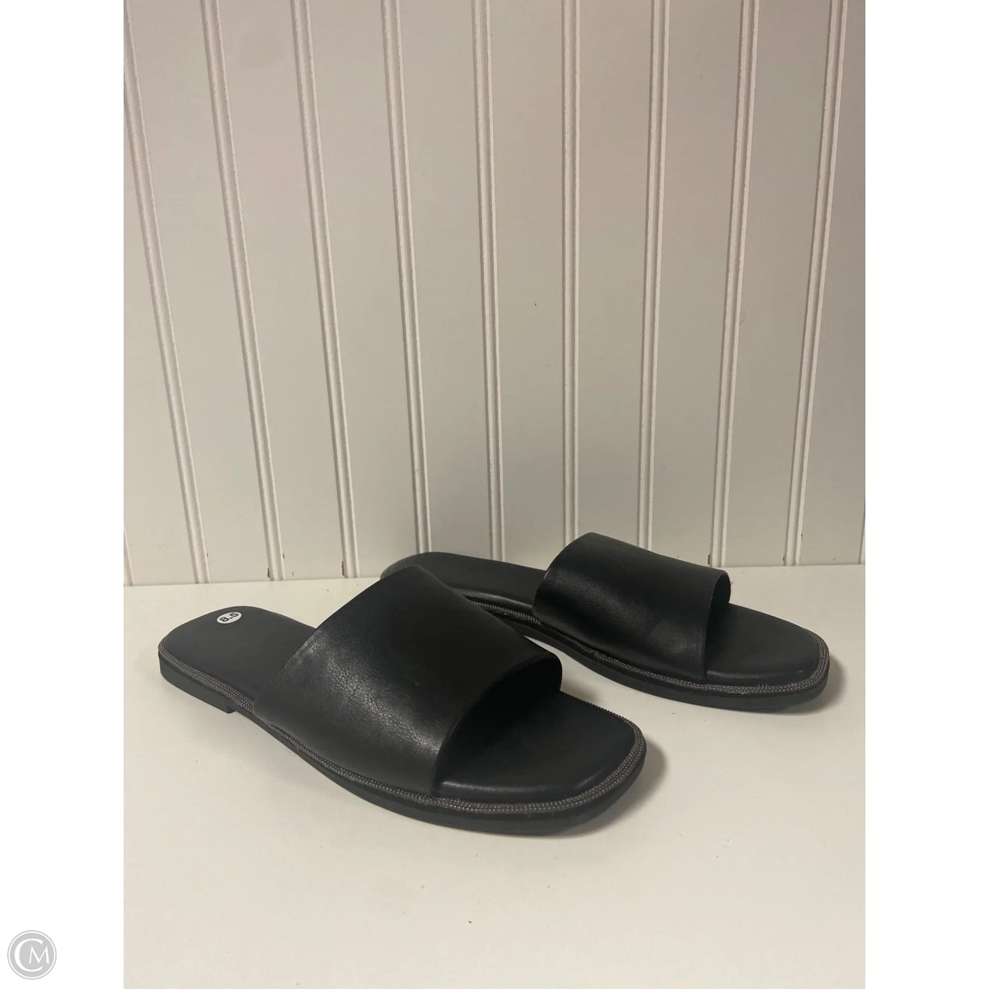 Sandals Flats By Rachel Zoe In Black, Size: 8.5