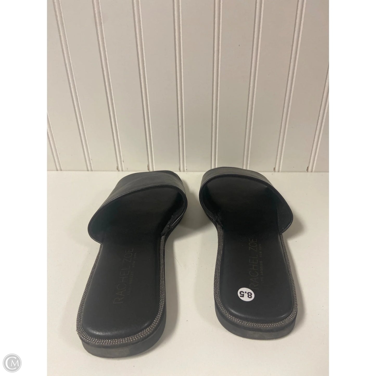 Sandals Flats By Rachel Zoe In Black, Size: 8.5