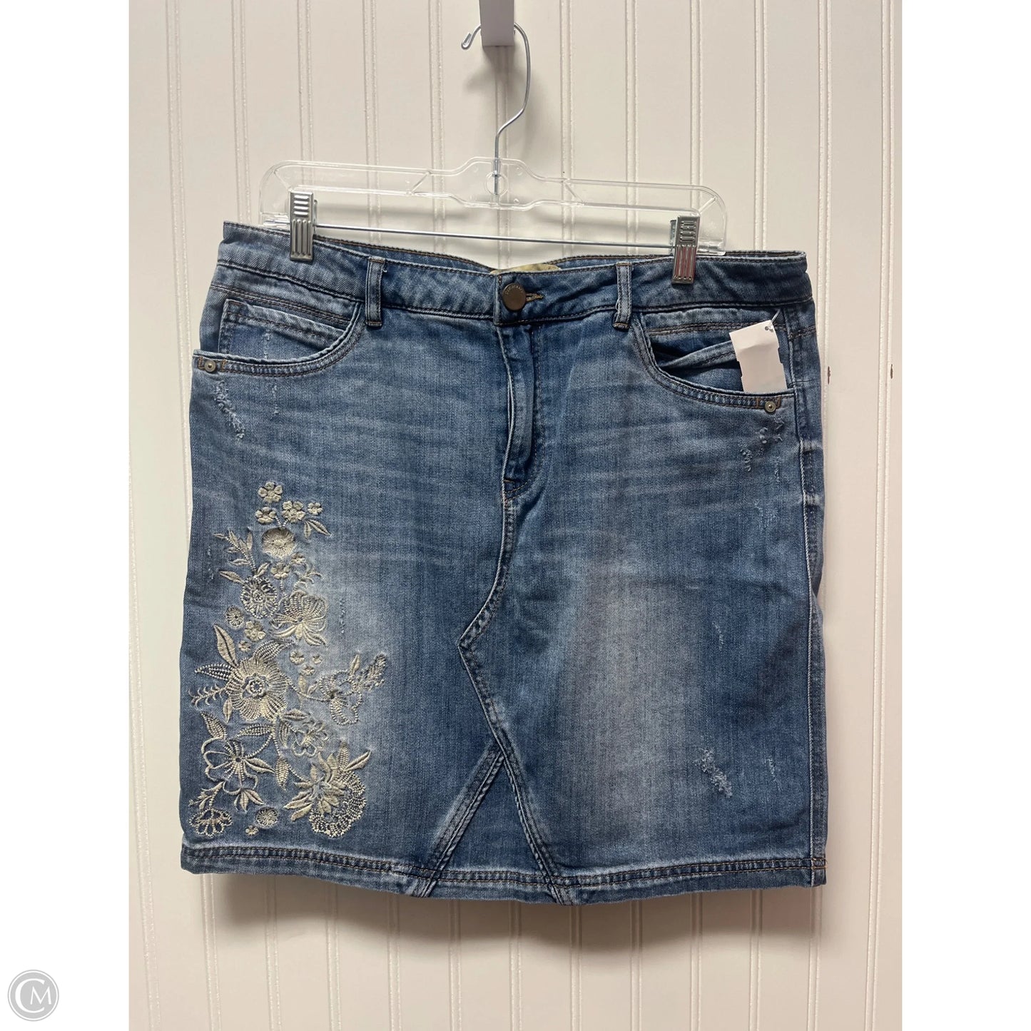 Skirt Mini & Short By Democracy In Blue Denim, Size: 12