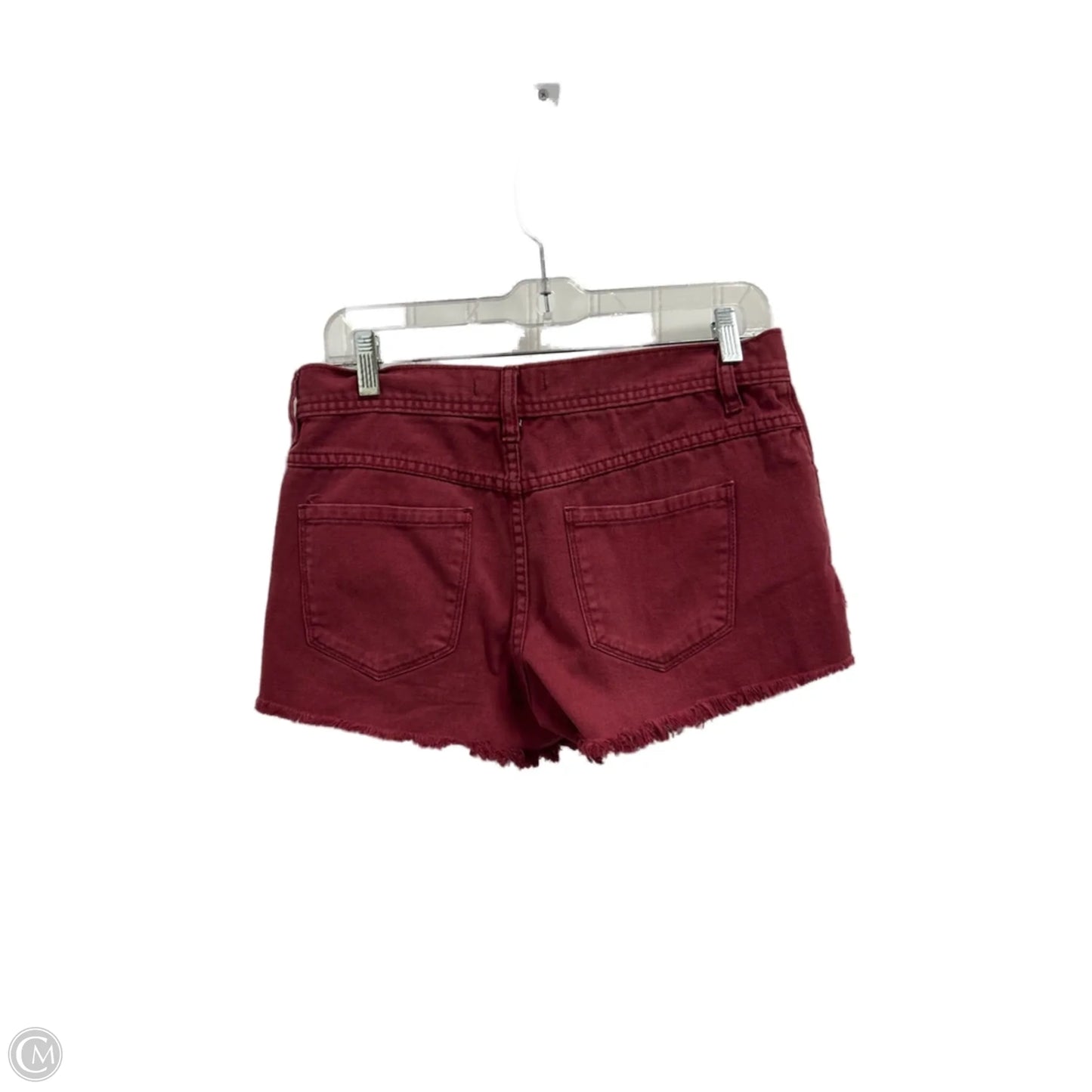 Shorts By Free People In Red Denim, Size: 2