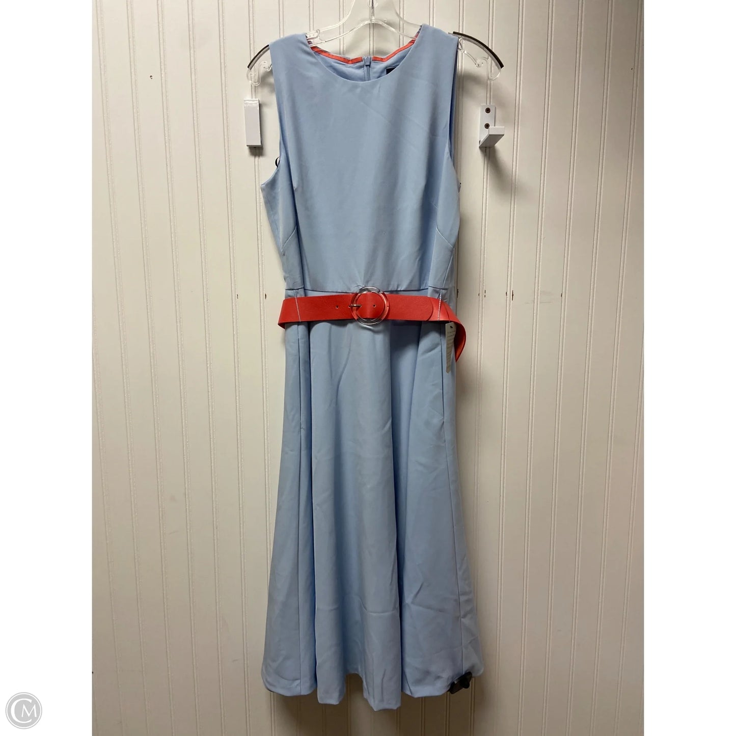 Dress Party Midi By Vince Camuto In Blue & Pink, Size: M
