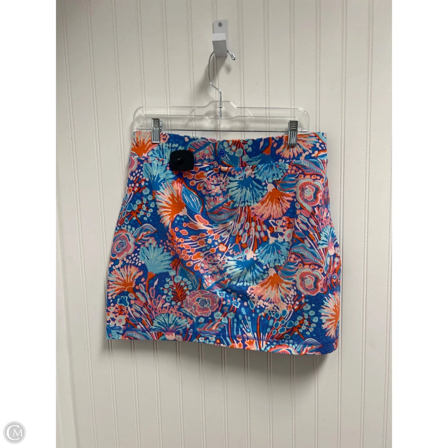 Skort By Talbots In Blue & Pink, Size: 8