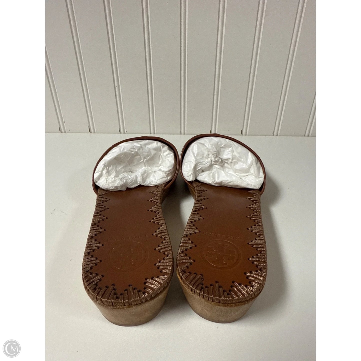 Sandals Designer By Tory Burch In Brown, Size: 6.5