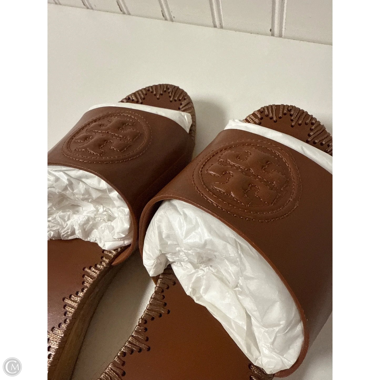 Sandals Designer By Tory Burch In Brown, Size: 6.5