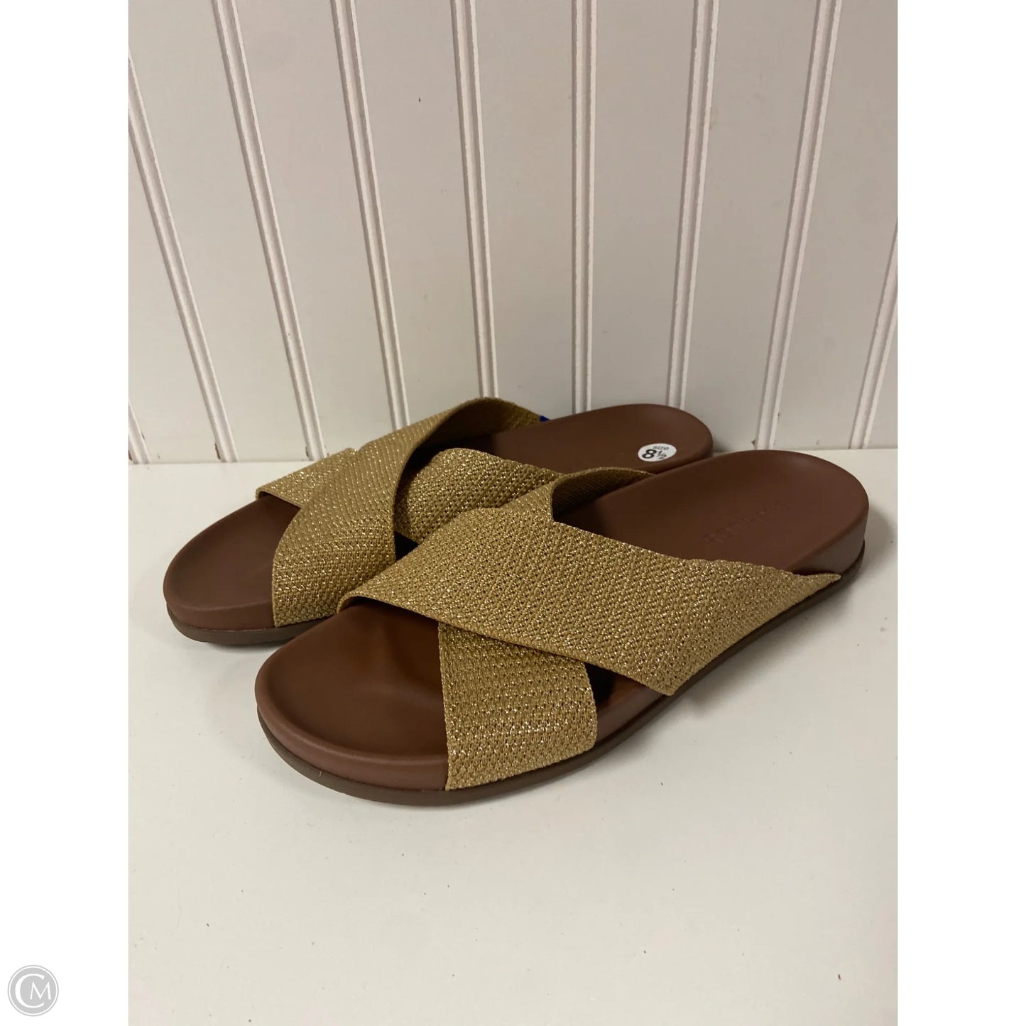 Sandals Flats By Rothys In Gold, Size: 8.5