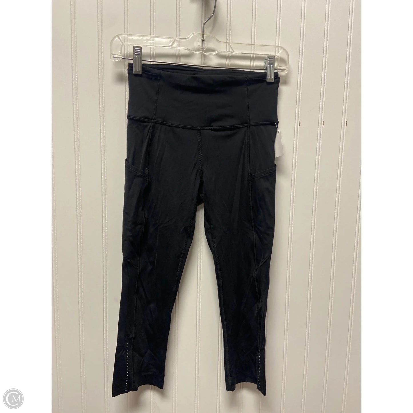 Athletic Leggings Capris By Lululemon In Black, Size: S