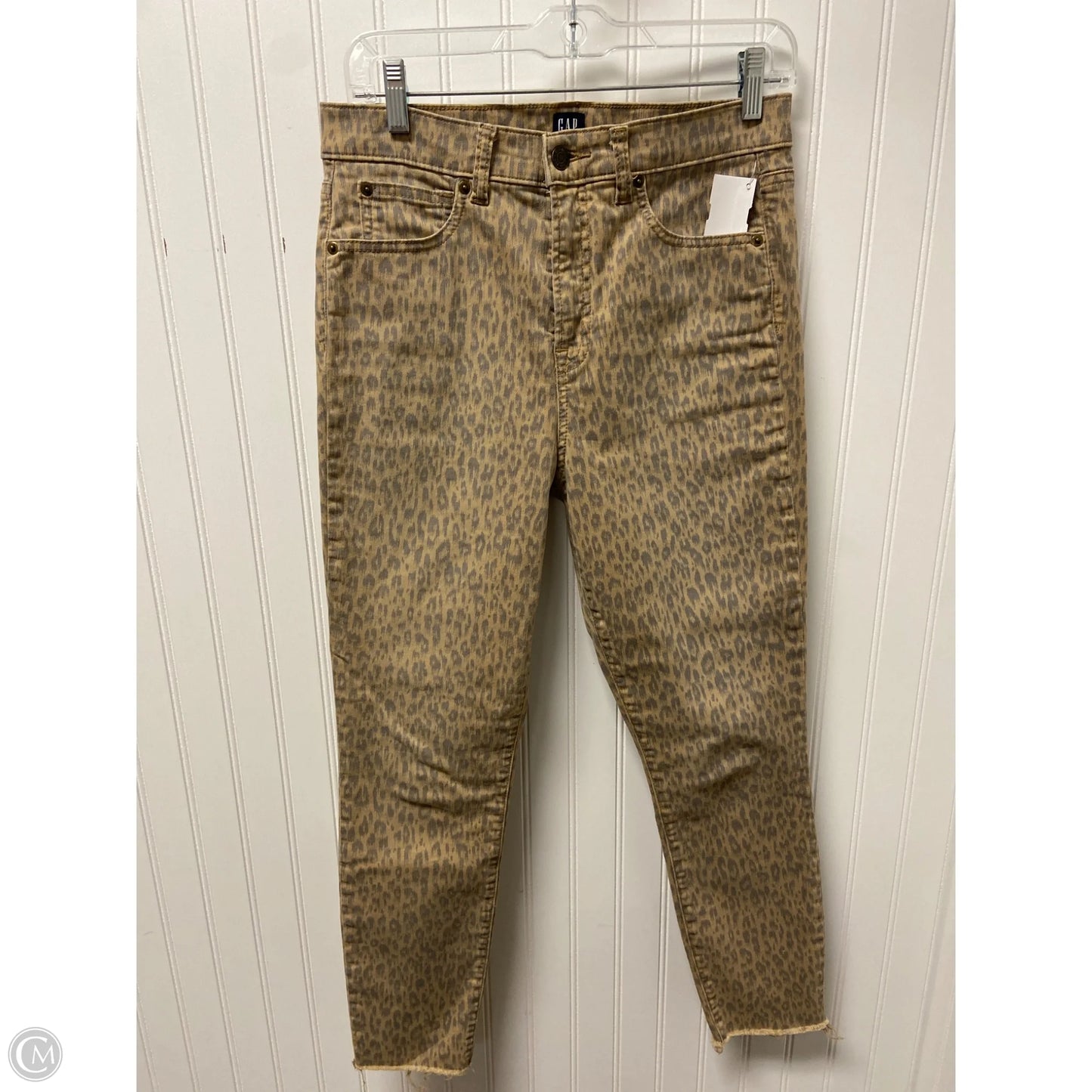 Jeans Skinny By Gap In Animal Print, Size: 8