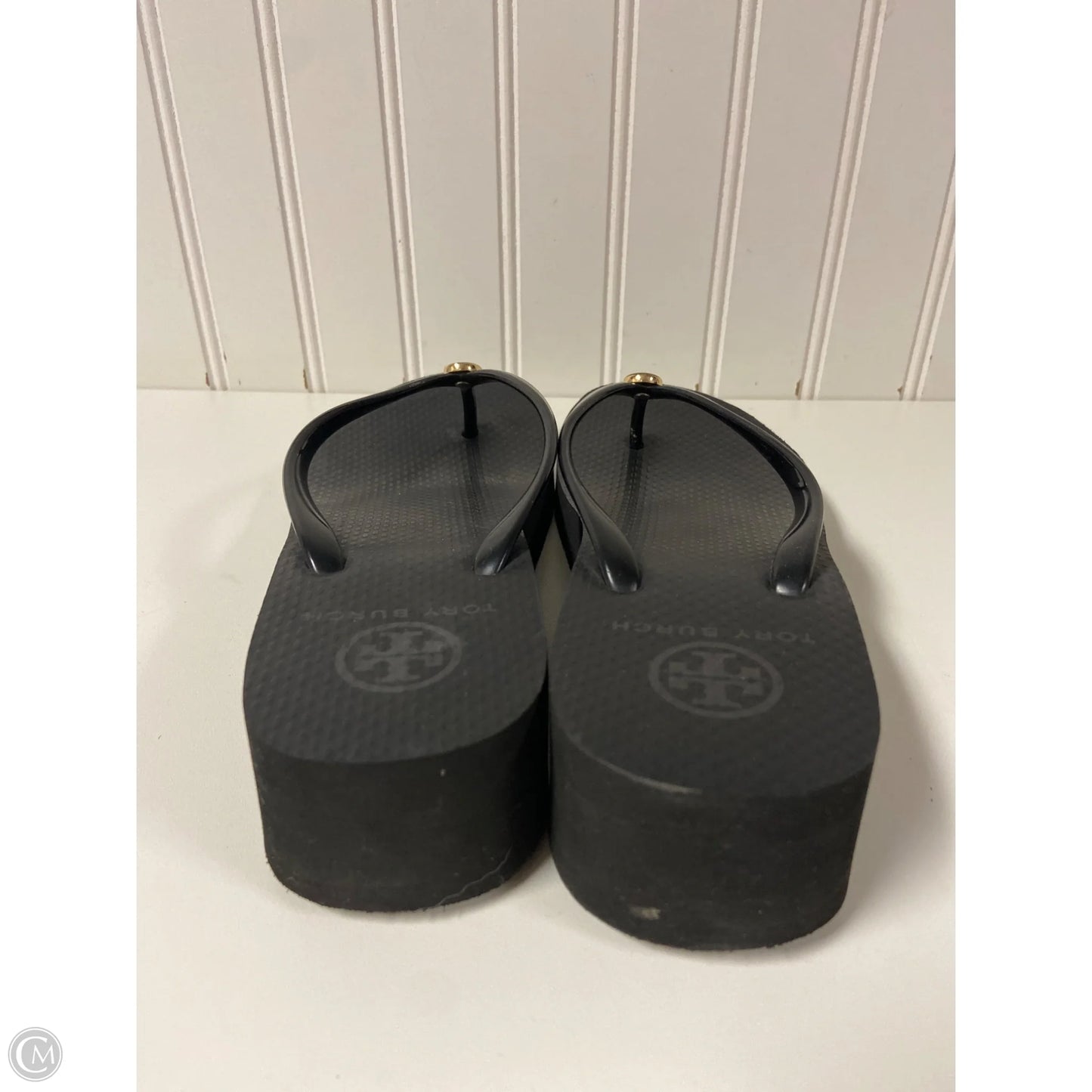 Sandals Designer By Tory Burch In Black, Size: 7