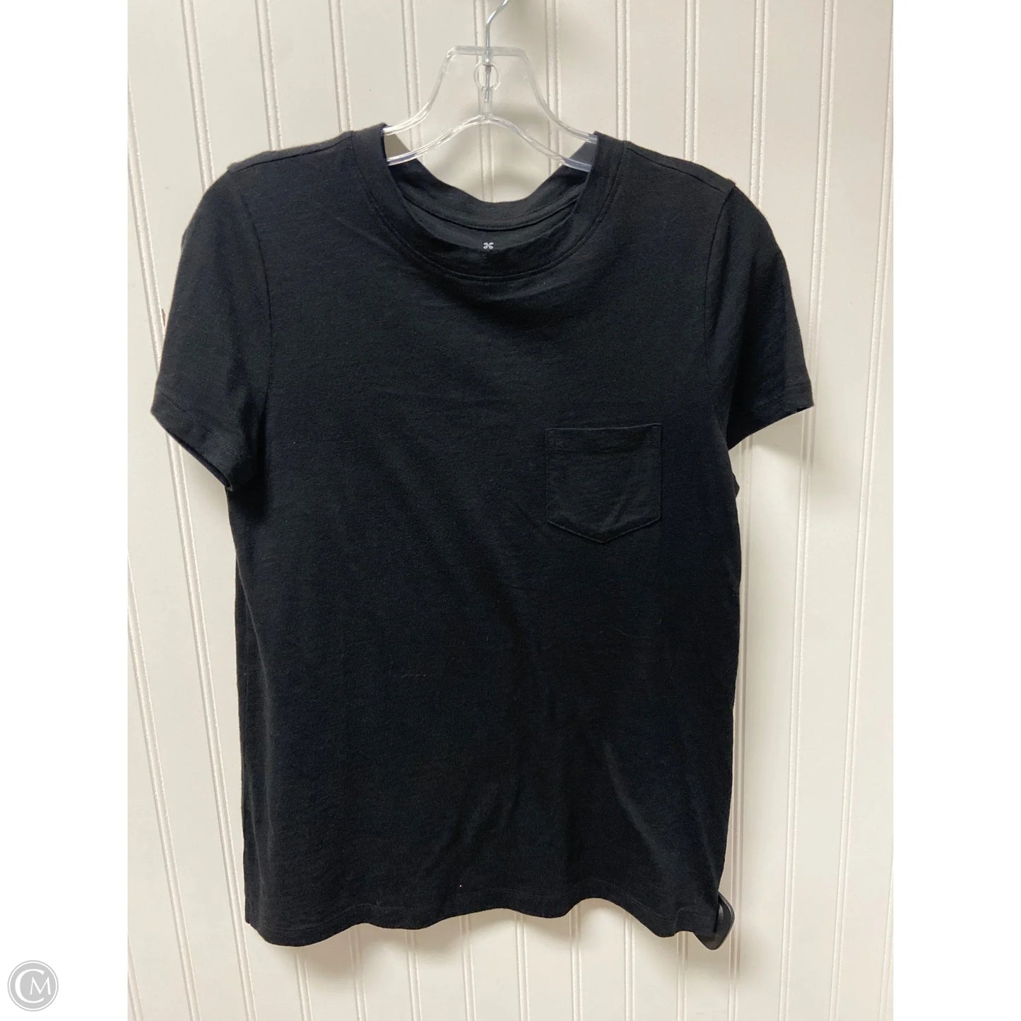 Top Short Sleeve Basic By Caslon In Black, Size: Xs