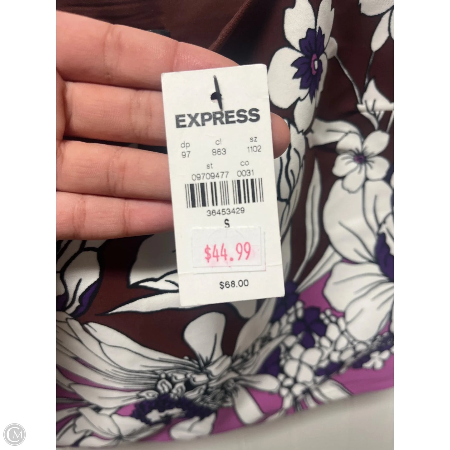 Top Sleeveless By Express In Purple, Size: S