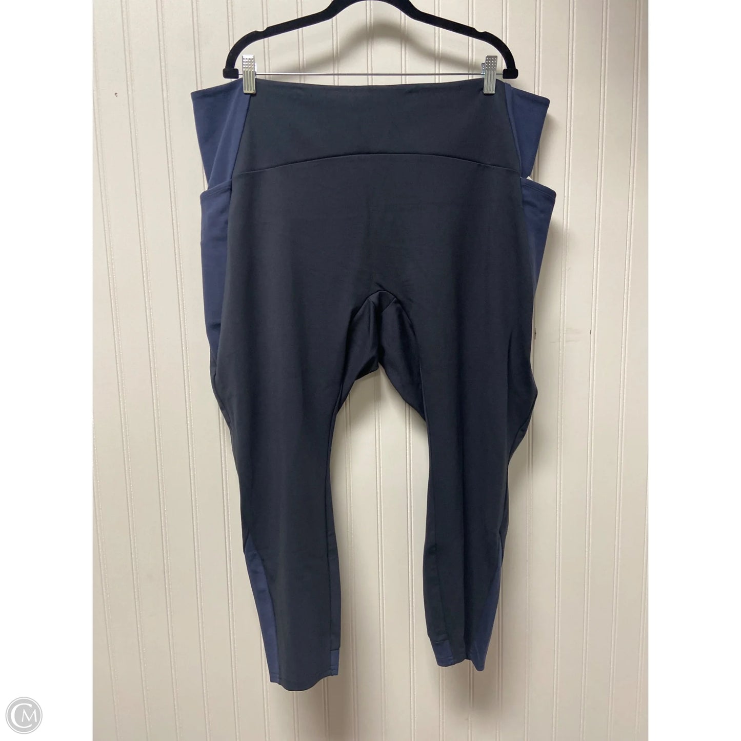 Athletic Leggings By Clothes Mentor In Blue & Grey, Size: 20