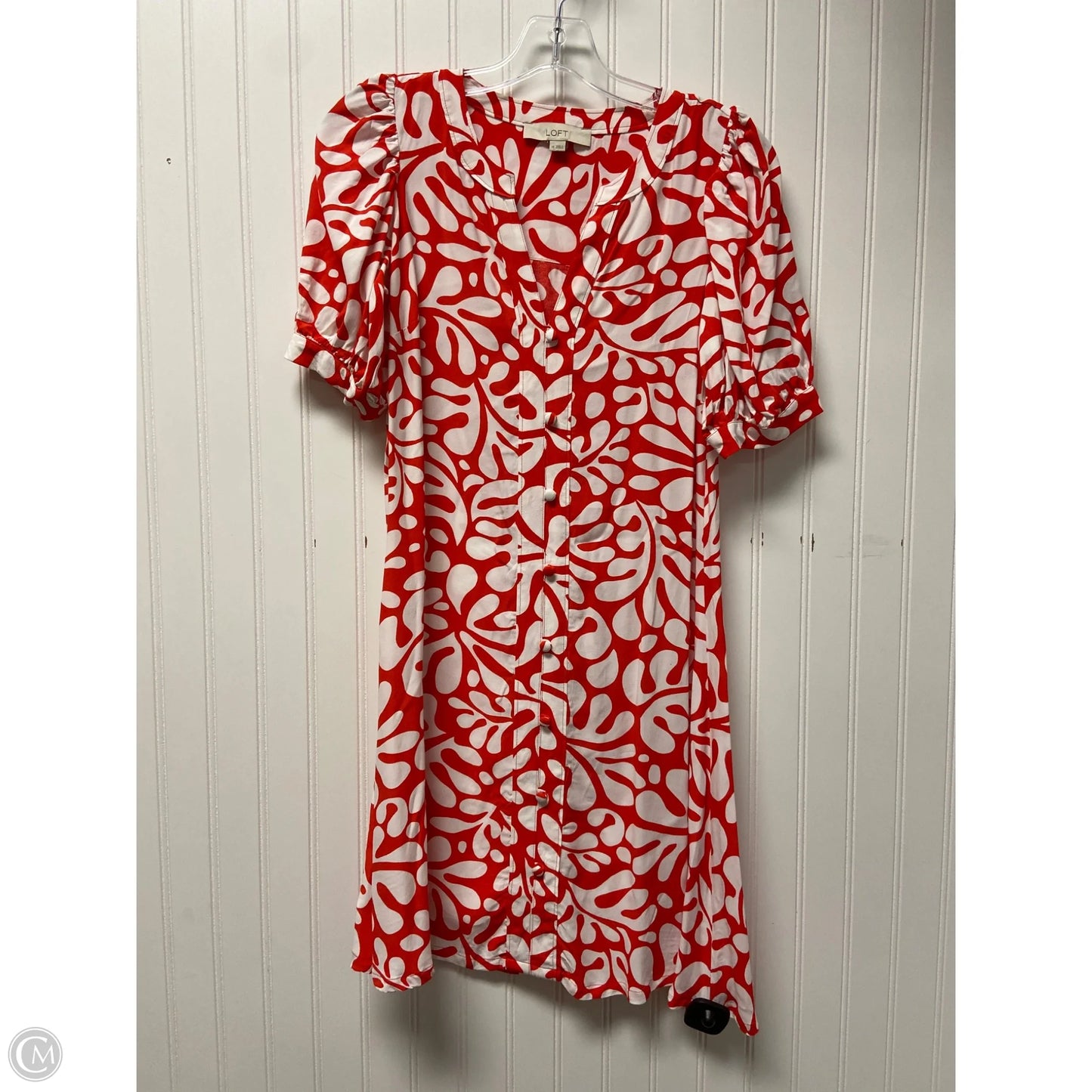 Dress Casual Short By Loft In Red, Size: Xs