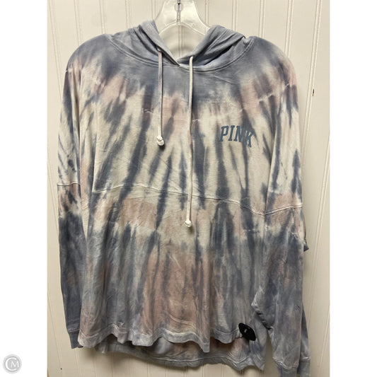 Top Long Sleeve By Pink In Tie Dye Print, Size: L