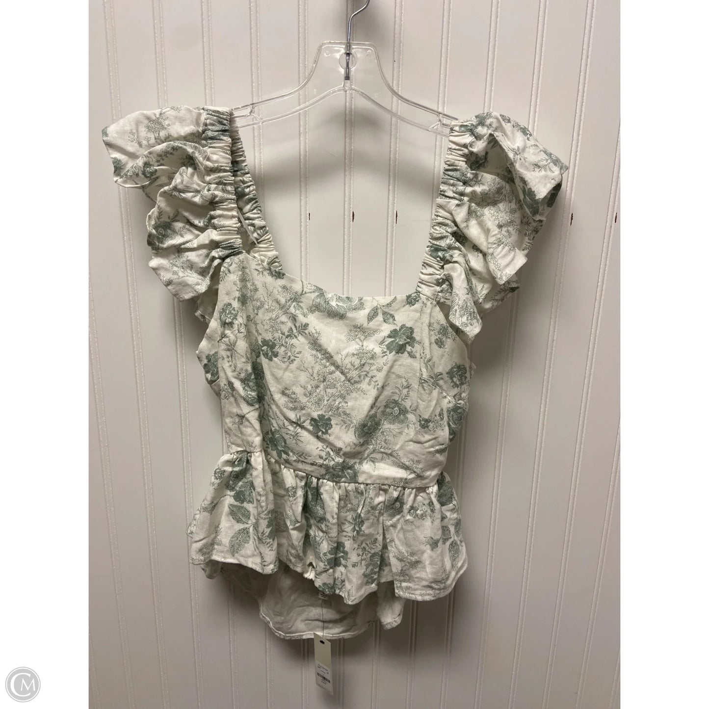 Top Sleeveless By Francesca's In White, Size: L